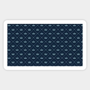 Cute Geometric Crown Pattern Sticker